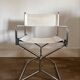 Mid-century director's chair Lafuma vintage chair from the 70s.