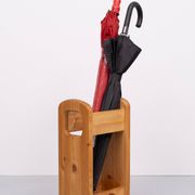 Pine Umbrella stand by Mobelfabrikken Toften Denmark 1960s .