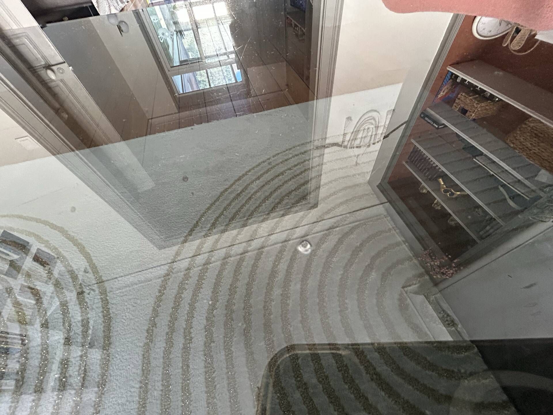 Tempered glass coffee table