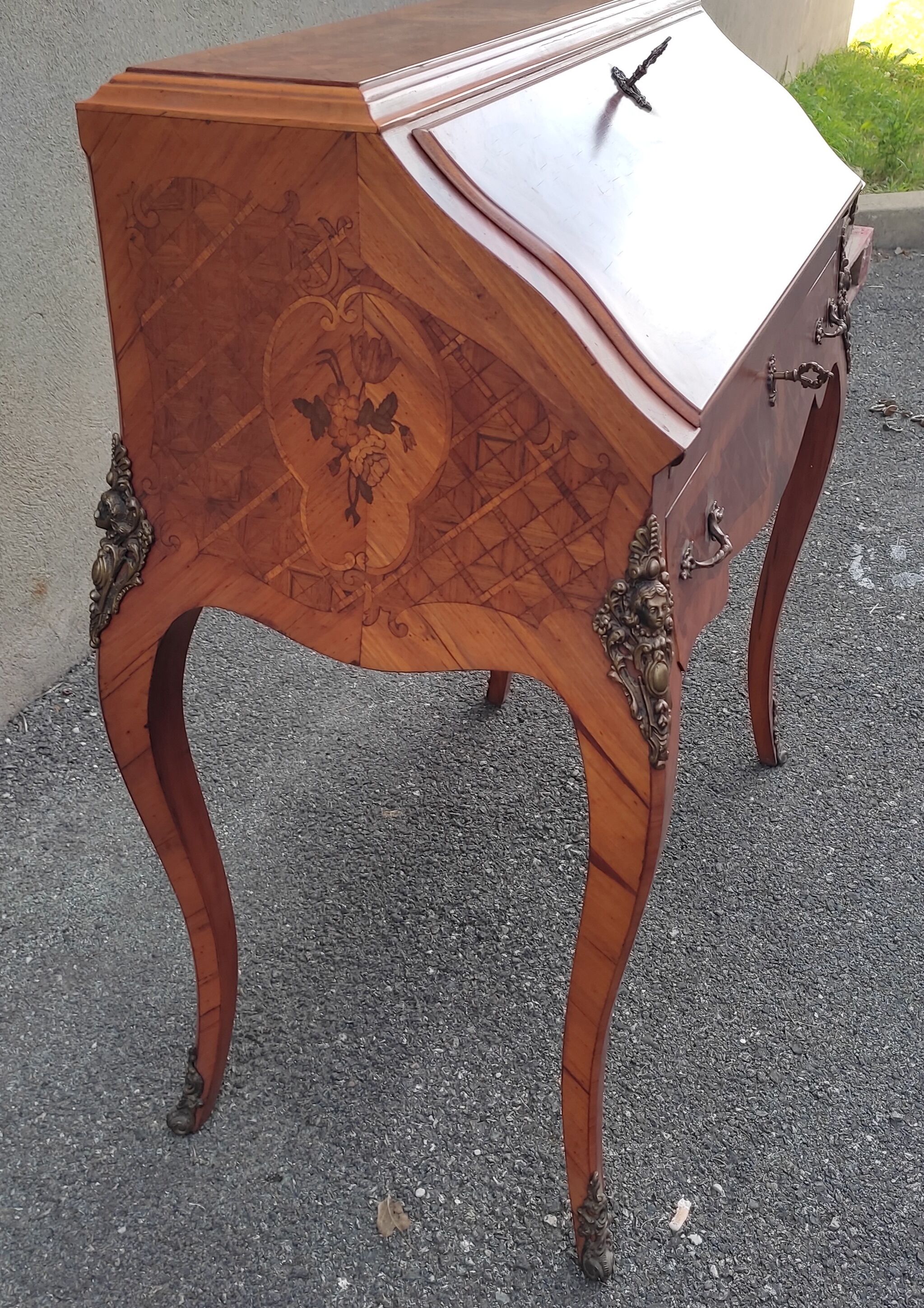 Louis XV style writing desk