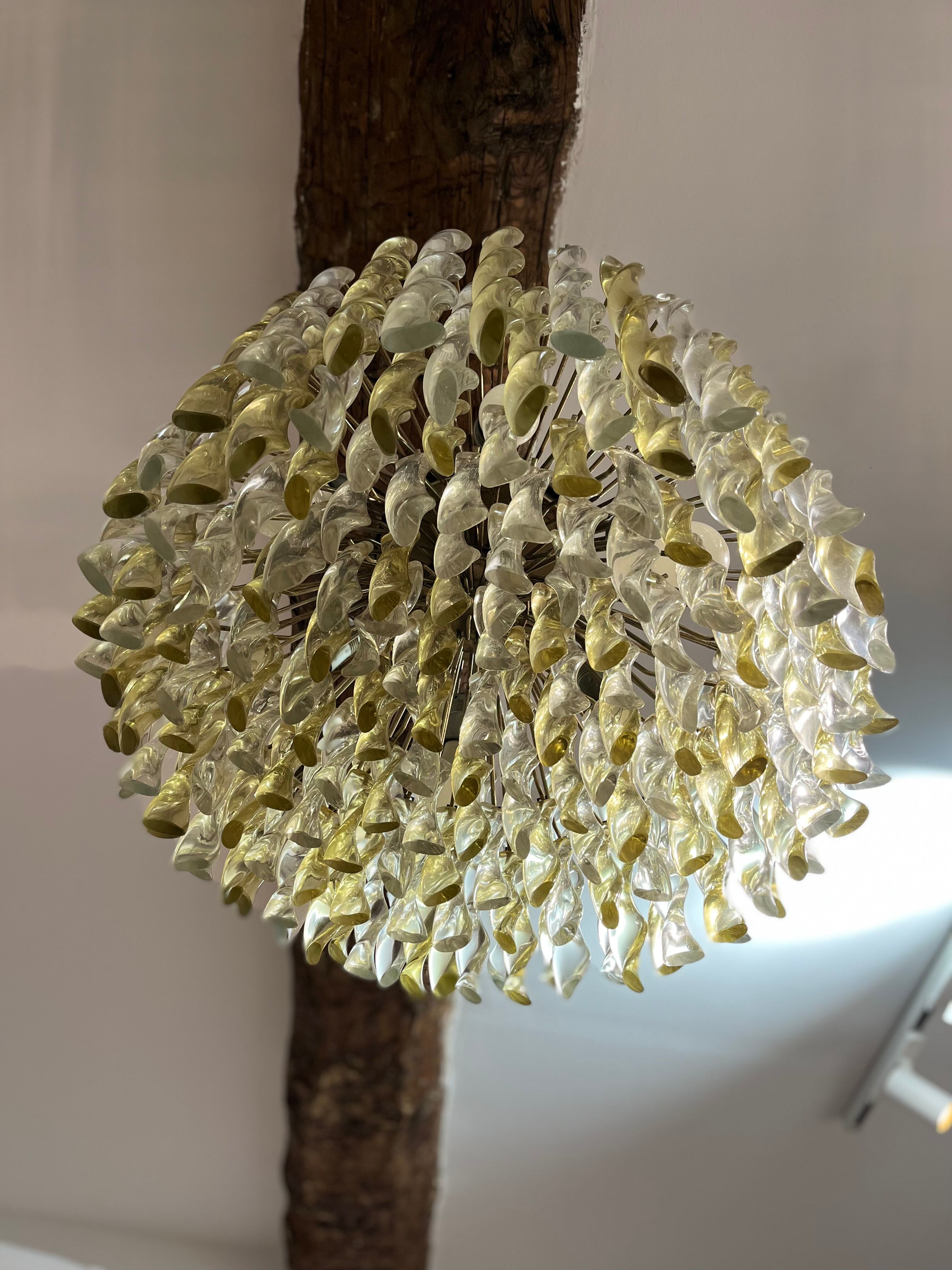 Spiral suspension Murano 1970