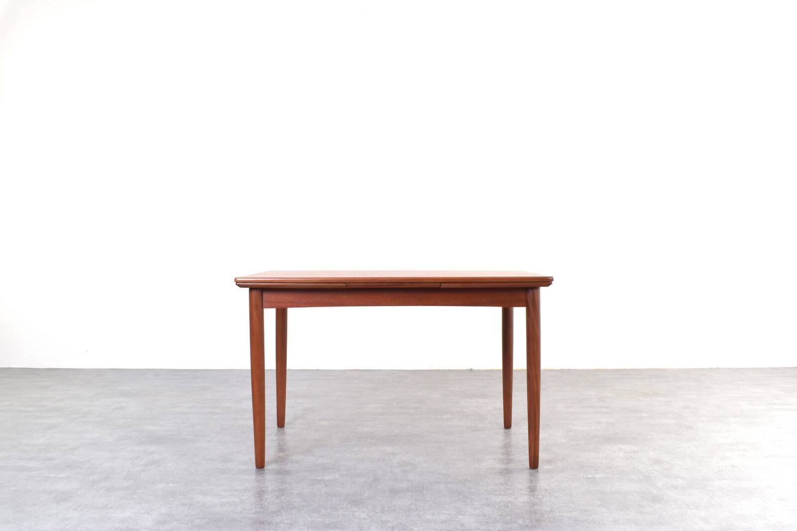 Mid-Century Danish Teak Extendable Dining Table, 1960s.