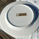 Lot de trois assiettes plates  du XIème congrés des Relais et Chateaux à Amsterdam 1985.
