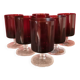 Verres à pied  rouge Luminarc