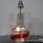 Italian Glass Floor Lamp, 1970s