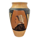 Signed Breton terracotta vase