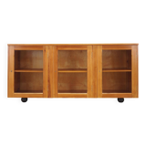 Pine showcase, Danish design, 1980s, production: Denmark