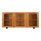 Pine showcase, Danish design, 1980s, production: Denmark