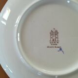 Gien peony dessert service 15 pieces