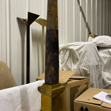 Obelisk stone brass base