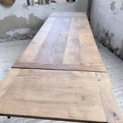 Solid oak farmhouse table with extensions (190-280cm) 1950