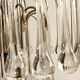 Ceiling lamp "Venini" of crystals. Italy 1970s