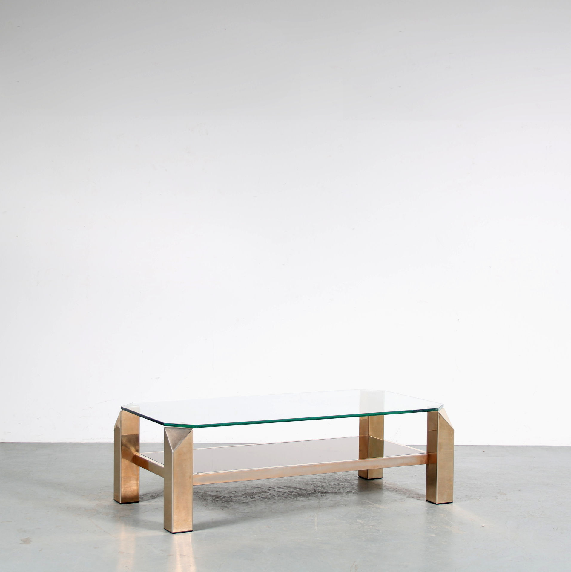 1970s Coffee table by Belgo Chrom, Belgium