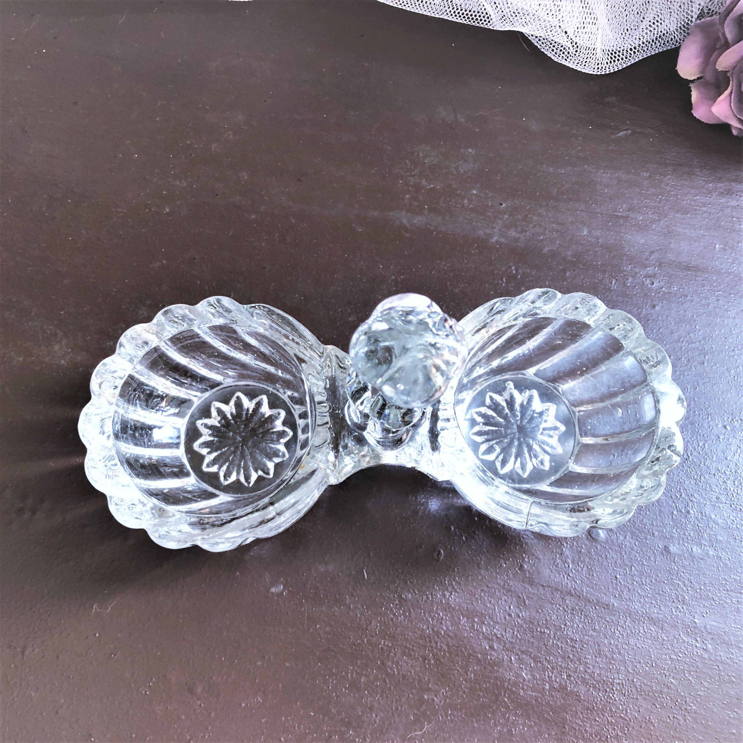 Saleron molded glass 2 compartments