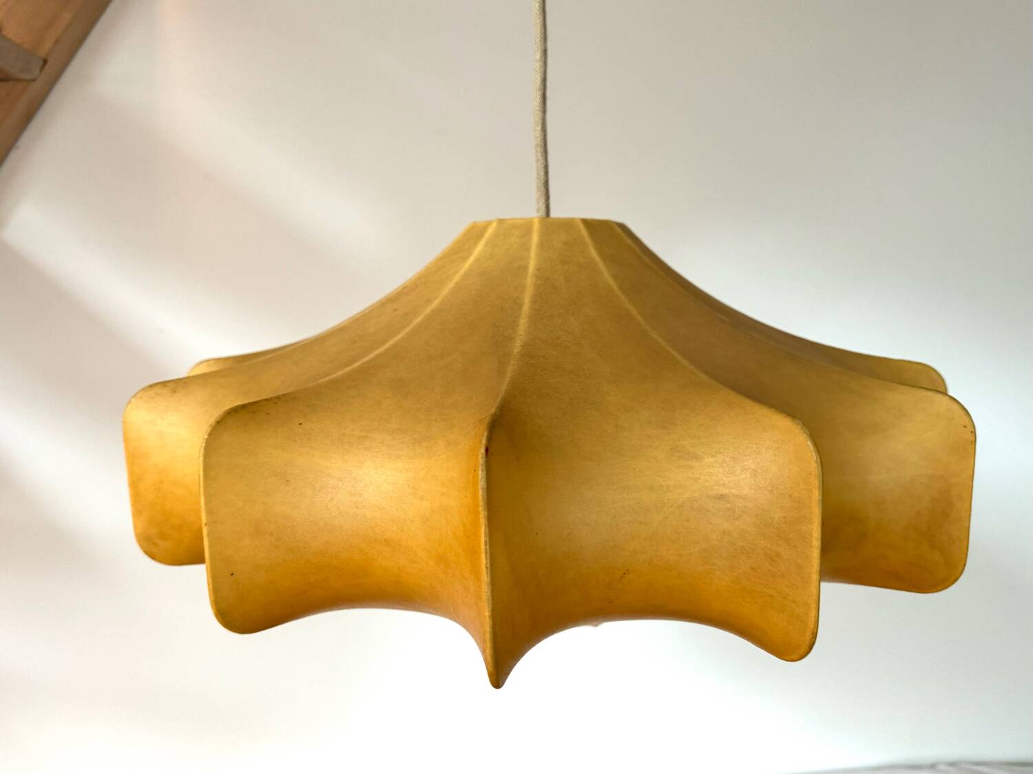 Large cocoon pendant light, 60s