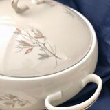 Vintage service porcelain Limoges 37 pieces france limoges unic beige gray gold