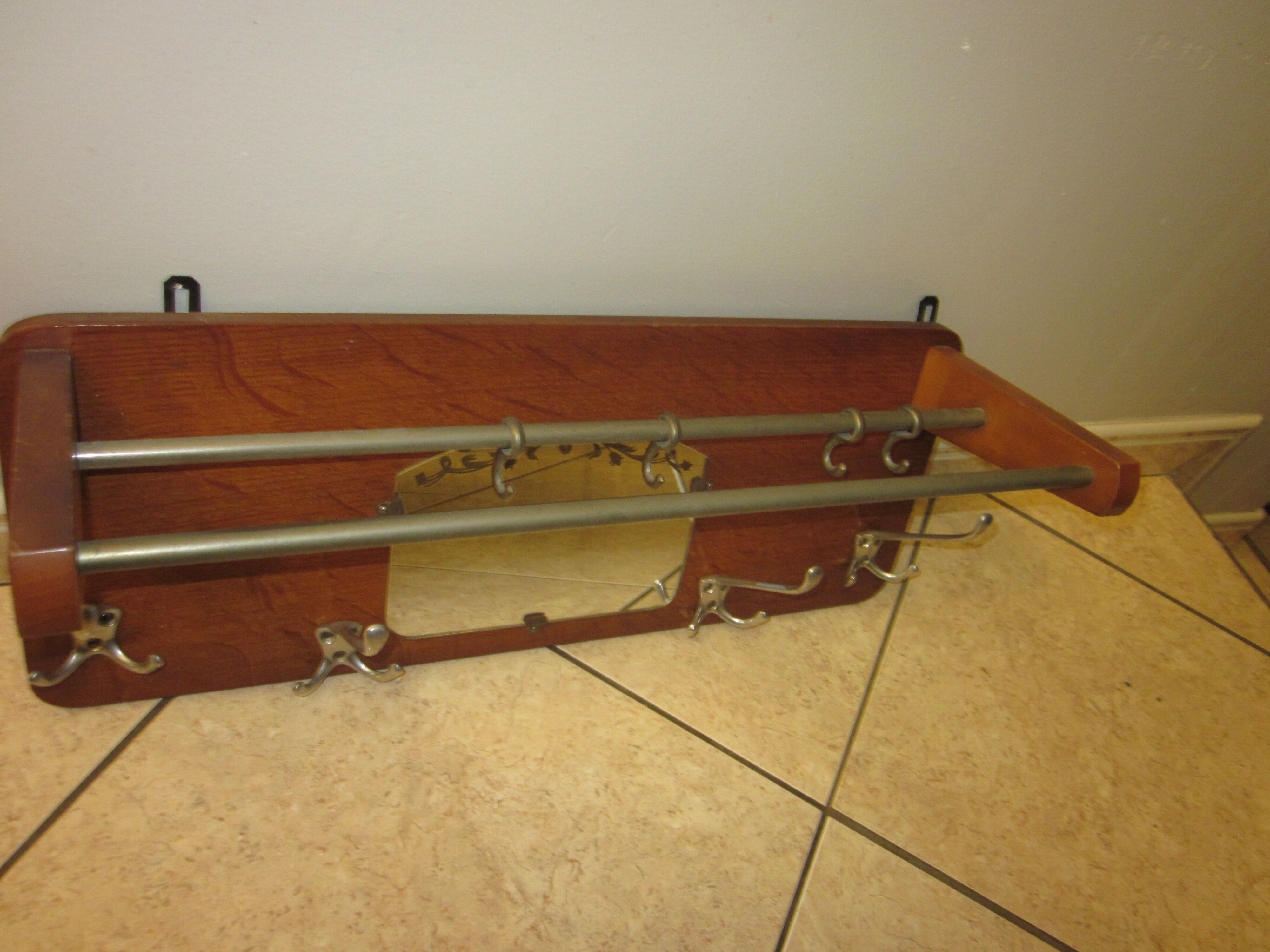 Wall coat rack of the years 50