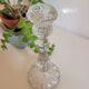 Chandelier en verre moulé