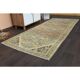 Vintage Turkish Hand-Knotted Wool Cotton Orange Runner Rug 110x270