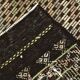 6x9 Yellow Brown Vintage Kilim Rug 199x264Cm