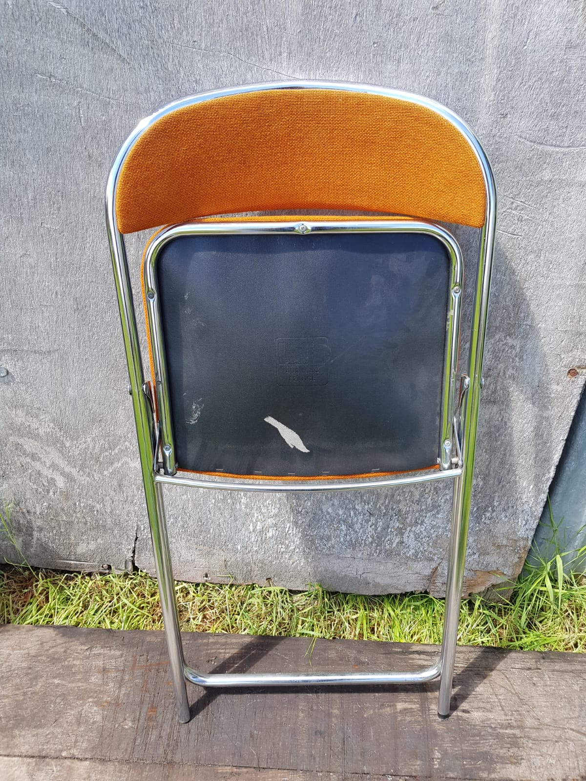 Former lafa aurillac metal chromé pliante chairs
