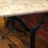 Former top bistro table marble