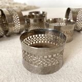 Openwork metal napkin rings