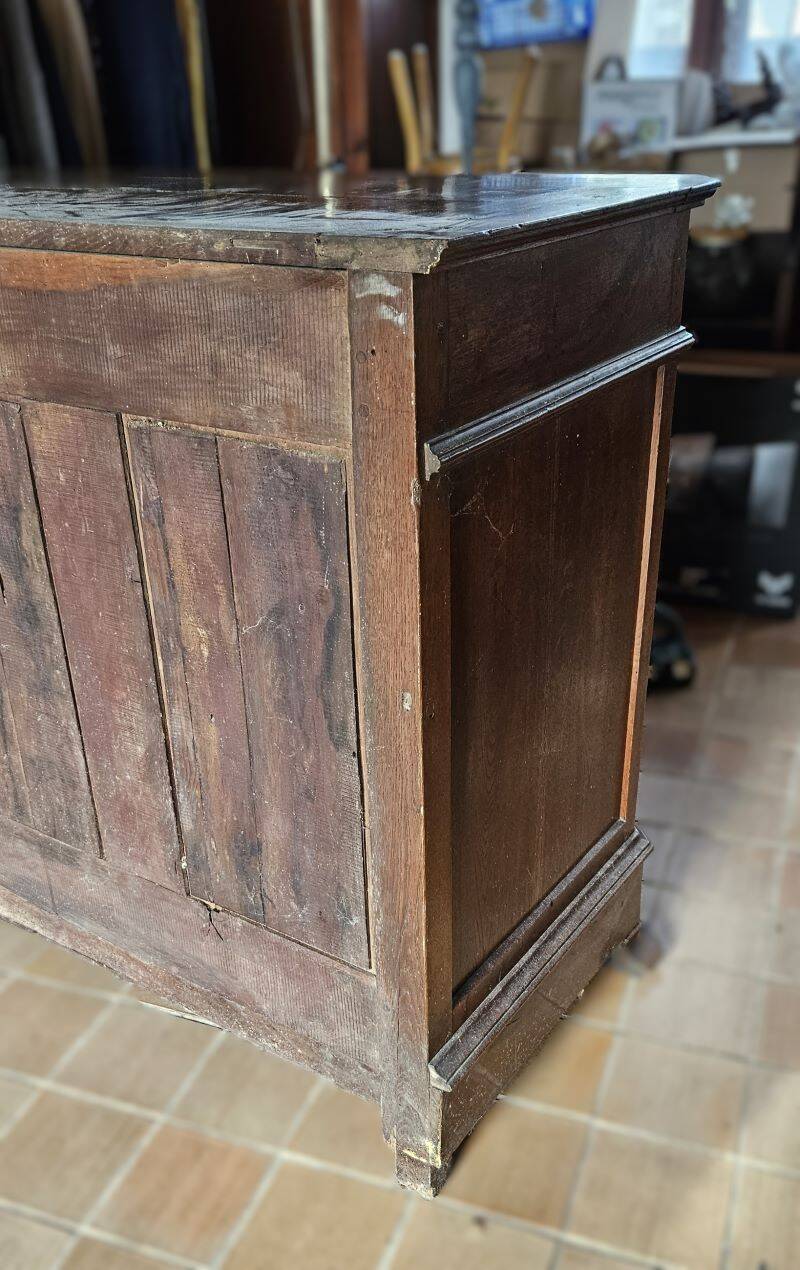 Parisian sideboard with 2 doors and 2 drawers