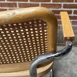 Cesca chair B64 with armrests by Marcel Breuer Design