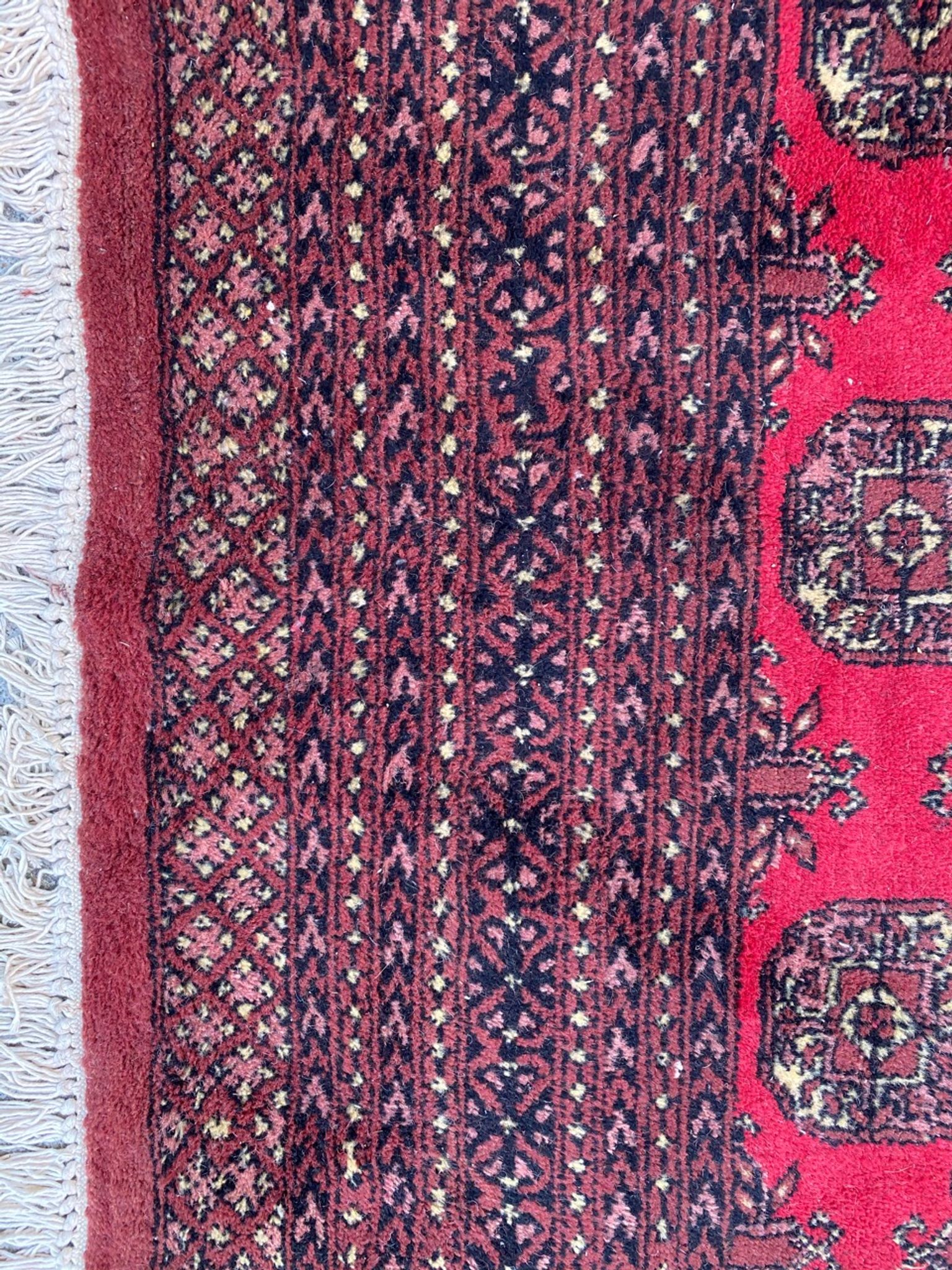 Carpet turkmen pakistan bukhara 195x216 cm