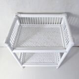 rattan bedside table