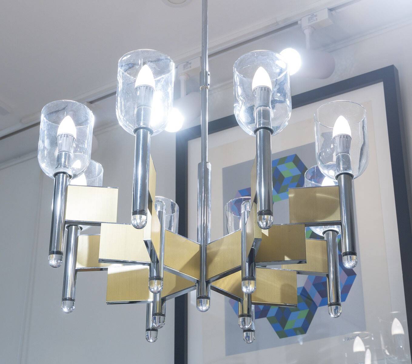 Suspension par gaetano sciolari, années 1970