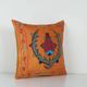 Vintage embroidered cushion cover 51x51 cm
