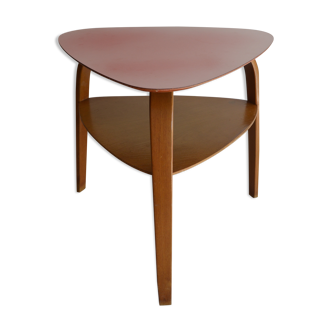 Table low bow wood by steiner 1950