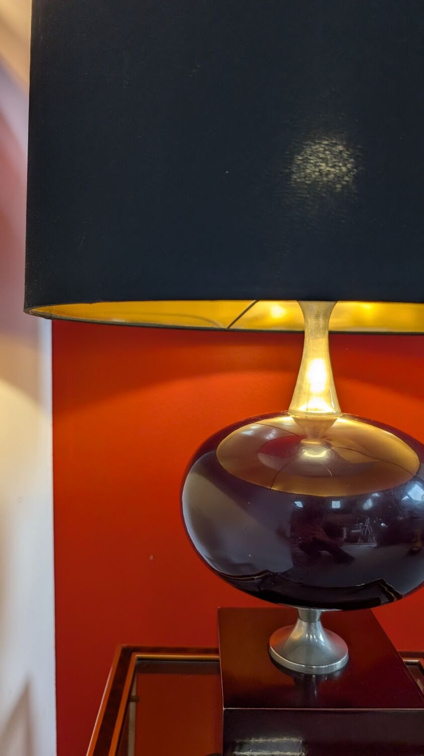 Table lamp Maison Barbier, 1970 design