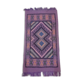 Kilim violet berbère fait à la main 51x94cm