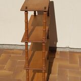 Vintage bamboo wood shelf