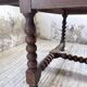Solid oak table 1900 drapery style XL 280cm with extensions