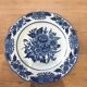 Decorative Delft flower plate