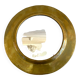 Round brass mirror 31 cm