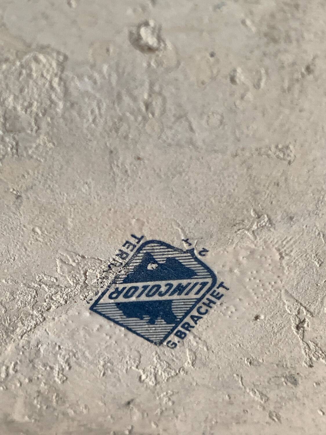 Old pitcher in earthenware G. Brachet – Limcolor – Terrasson – yellow decor