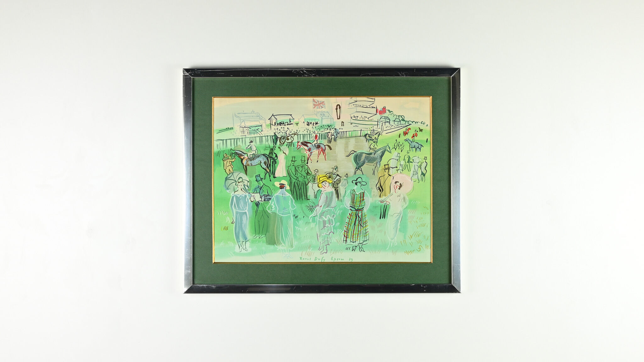 Charles Sorlier, Epsom 39 (after Raoul Dufy). Lithograph. c.1960.