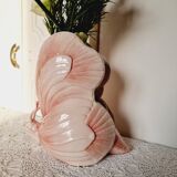 Vase papillon en céramique vernissée italienne