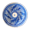Blue-white earthenware dish - Talavera, Spain - Nineteenth century period