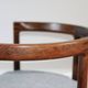 Scandinavian bridge chair in rosewood by Ole Gjerlov-Knudsen, 1960