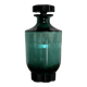 Art Deco glass bottle flask