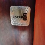 Percival lafer mp-211 sofa set with two armchairs and an ottoman in leather.