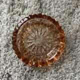Cendrier verre ciselé Rosaline