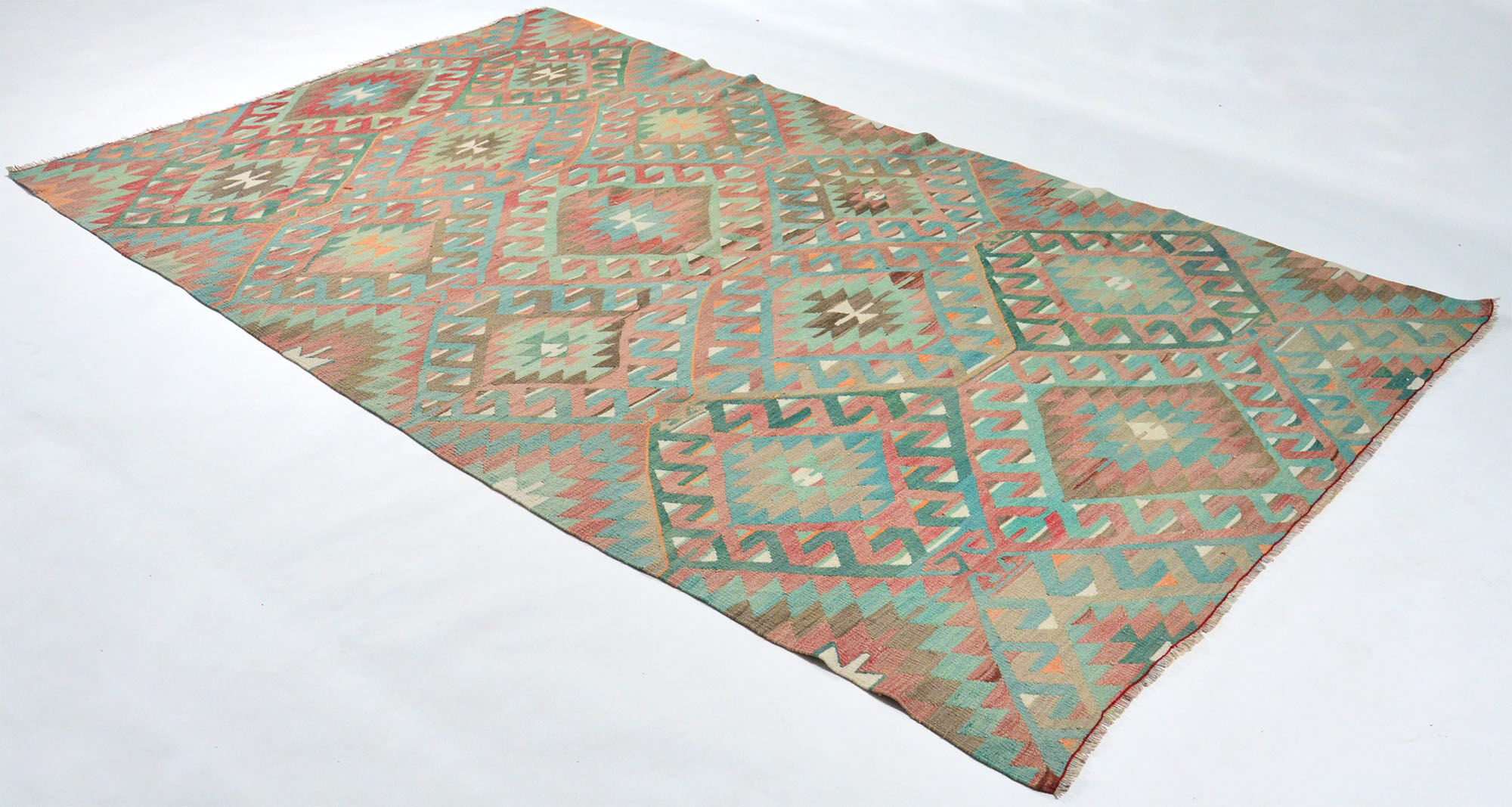 Anatolian handmade kilim rug 292 cm x 171 cm