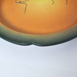Danish Hand-crafted Art Nouveau Grape Decorated Platter by P. Ipsens Enke